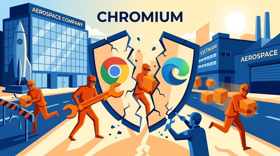 Группа злоумышленников с ноутбуком готовит эксплойт для уязвимости Chromium, рядом кейс с бэкдорами ShadowPad и расширением GemStone