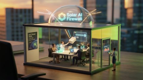 Голографический купол Solar AI Firewall перехватывает конфиденциальные промпты сотрудников, предотвращая утечку данных в публичные ИИ-сервисы