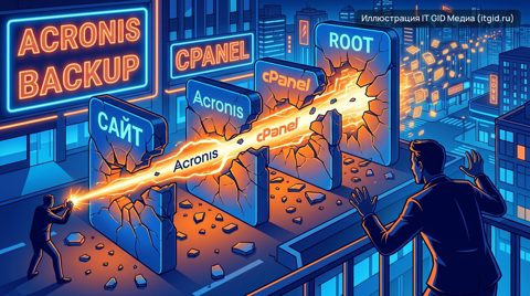 Атакующий использует уязвимость в плагине Acronis Backup для cPanel, чтобы захватить root-доступ к серверу