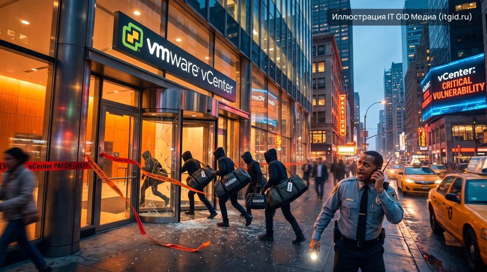 Вымогатели выносят мешки RANSOM из разбитого офиса VMware vCenter, используя критическую уязвимость без патча